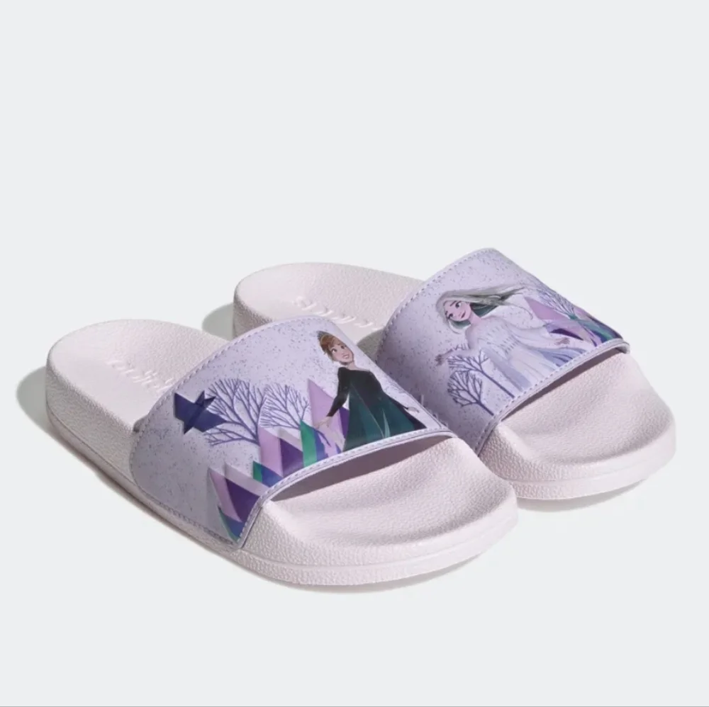 adidas X Disney Kids' Frozen Adilette Slides